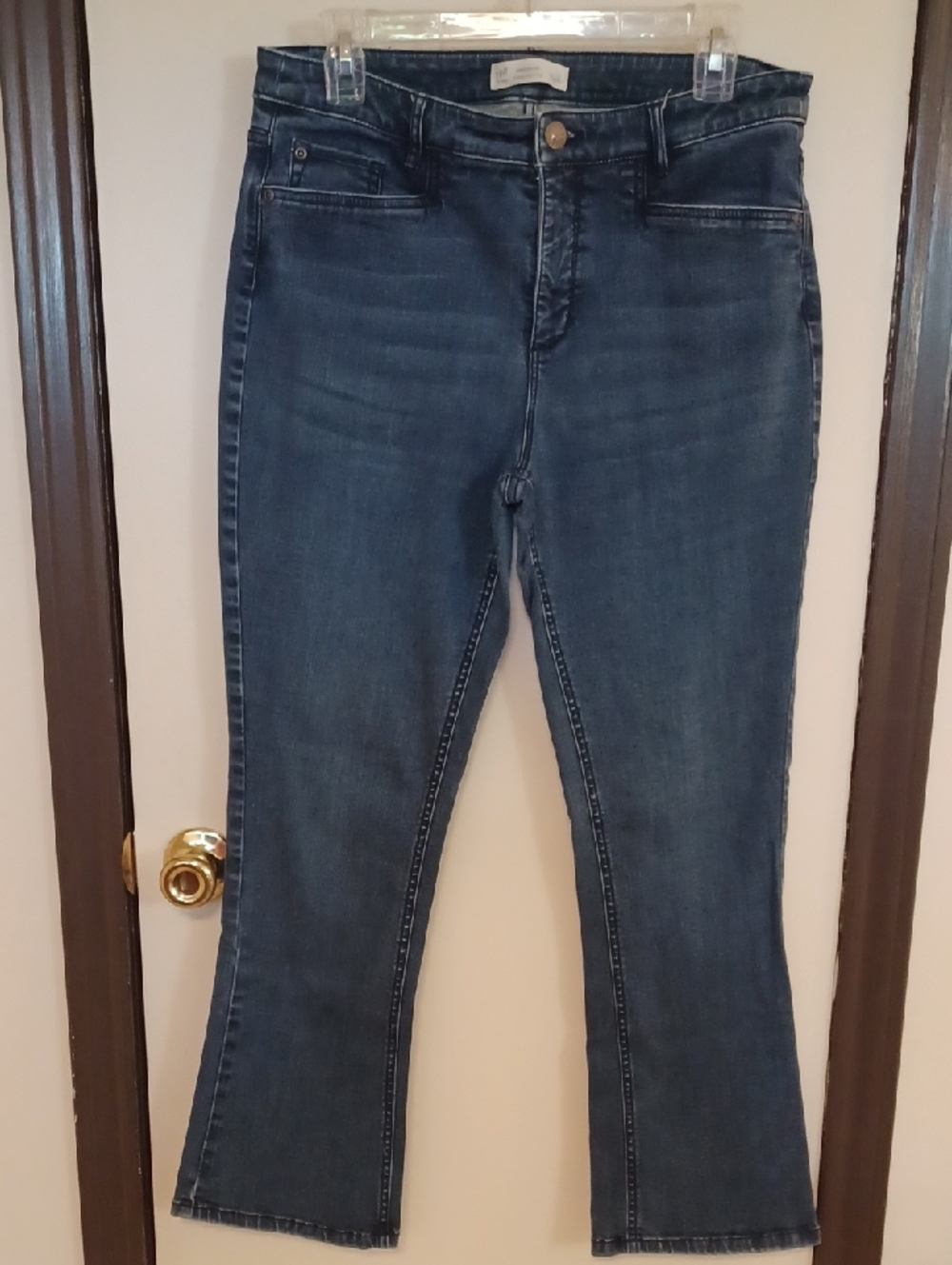 J. Jill Barely Boot Cut Jeans in Blue Wash